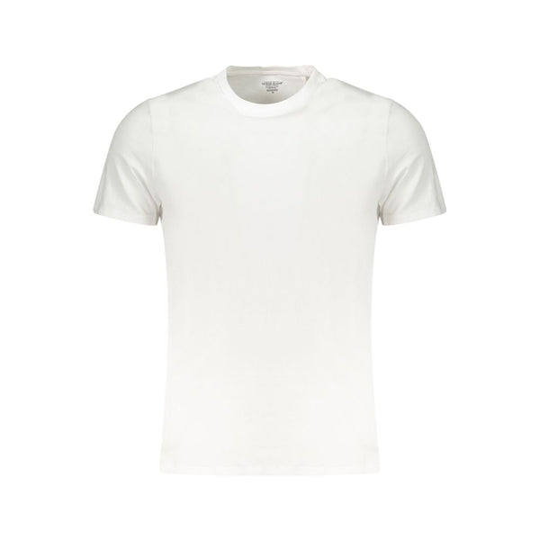 White Cotton T-Shirt Guess Jeans