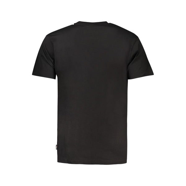 Black Cotton T-Shirt Fila