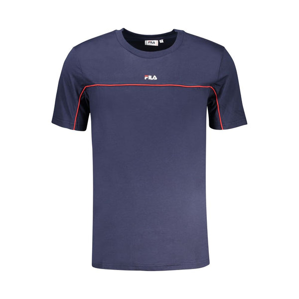 Blue Cotton T-Shirt Fila