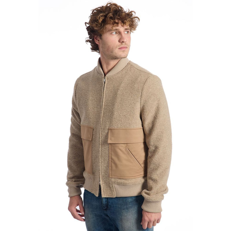 Beige Cotton Jacket Roberto Pepe Luxury