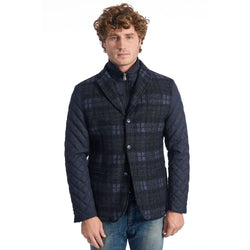 Blue Wool Jacket Roberto Pepe Luxury