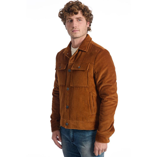 Brown Leather DI Lambskin Jacket Roberto Pepe Luxury