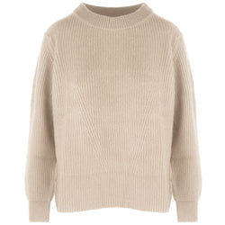 Beige Cashmere Sweater Malo