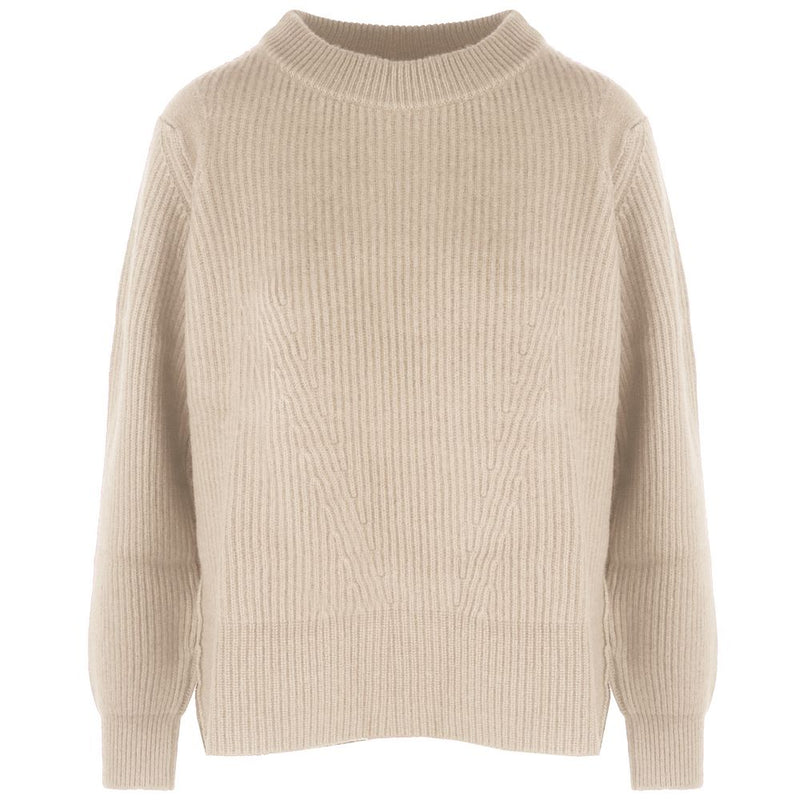 Beige Cashmere Sweater Malo