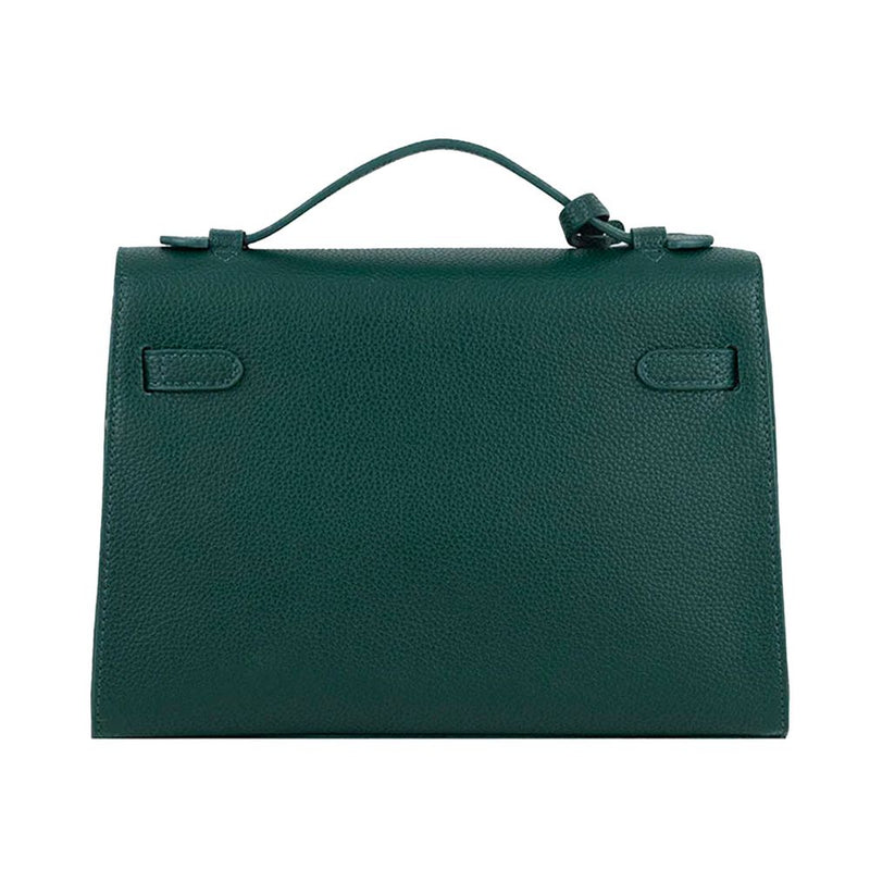 Green Artificial Leather Crossbody Bag CRISTINAEFFE