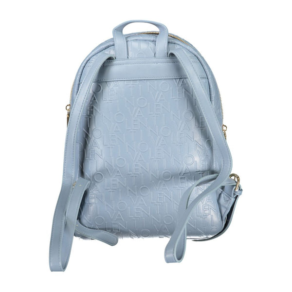 Light Blue Polyethylene Backpack Valentino Bags