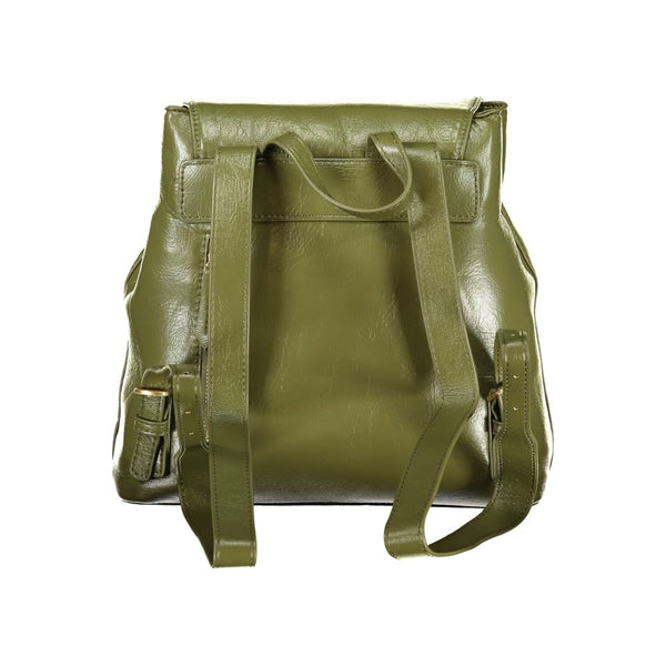 Green Polyethylene Backpack Valentino Bags