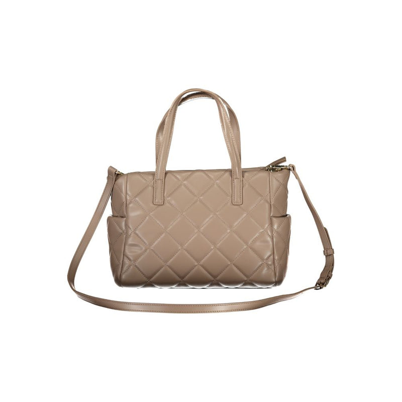 Brown Polyethylene Handbag Valentino Bags