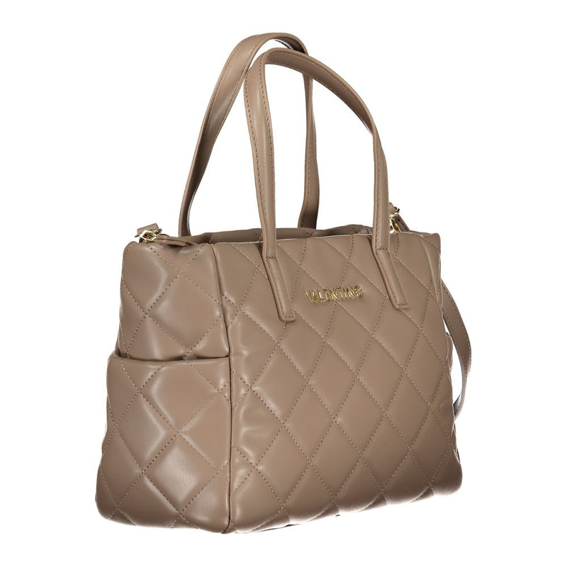 Brown Polyethylene Handbag Valentino Bags