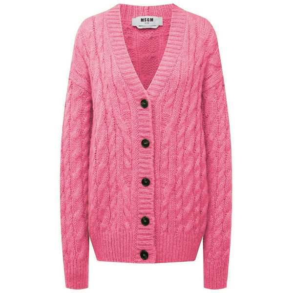 Pink Acrylic Sweater MSGM