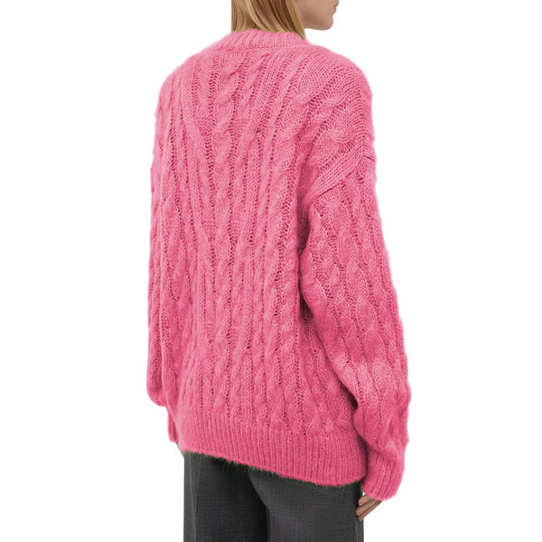 Pink Acrylic Sweater MSGM