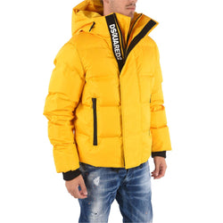 Yellow Nylon Jacket Dsquared²