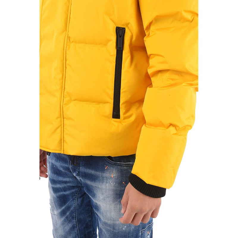 Yellow Nylon Jacket Dsquared²