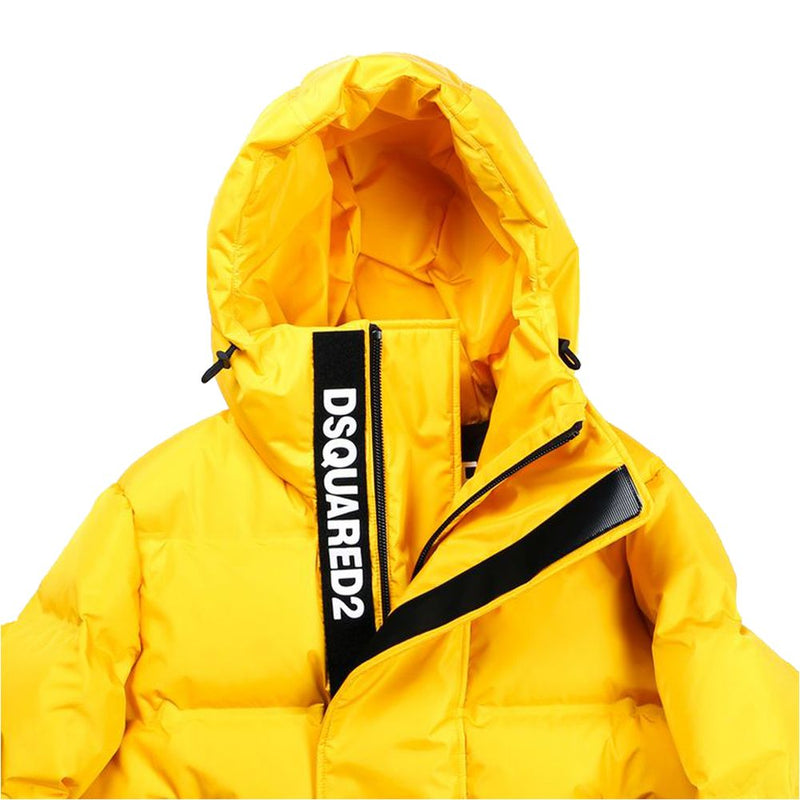 Yellow Nylon Jacket Dsquared²