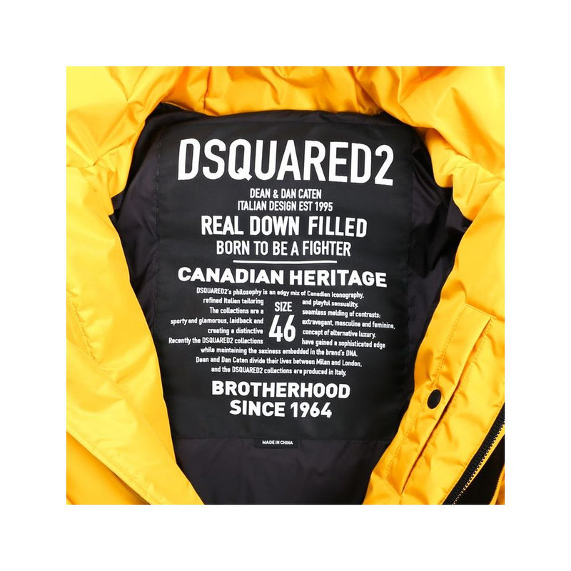 Yellow Nylon Jacket Dsquared²