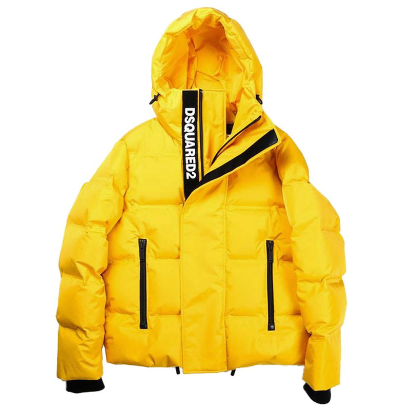 Yellow Nylon Jacket Dsquared²