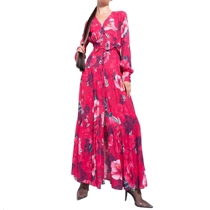 Fuchsia Viscose Dress PINKO