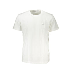 White Cotton T-Shirt Calvin Klein