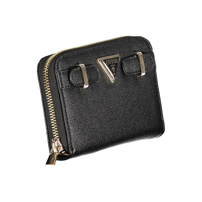 Black Polyethylene Wallet Guess Jeans