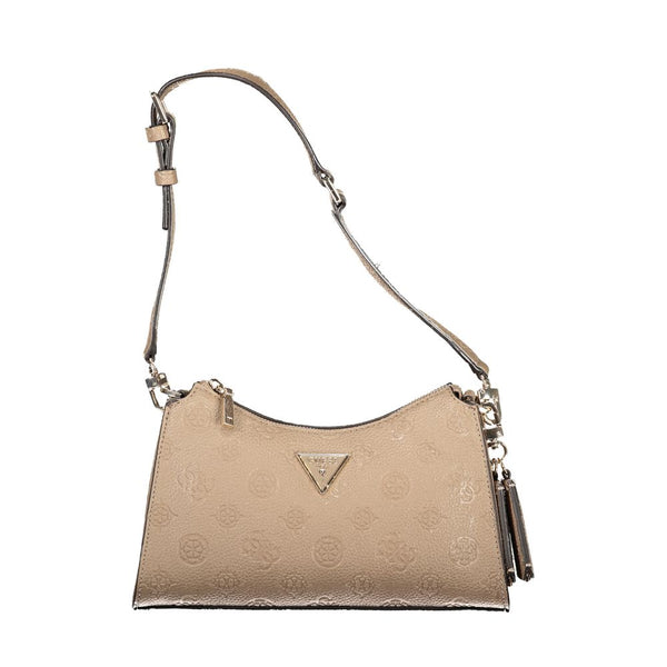 Beige Polyethylene Handbag Guess Jeans