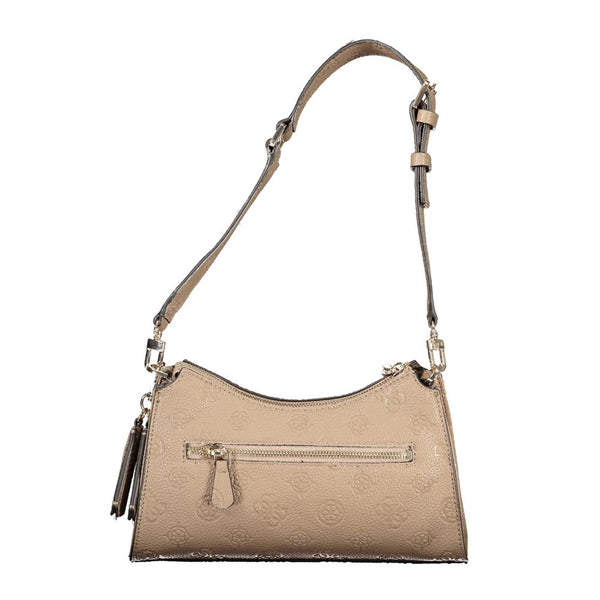 Beige Polyethylene Handbag Guess Jeans