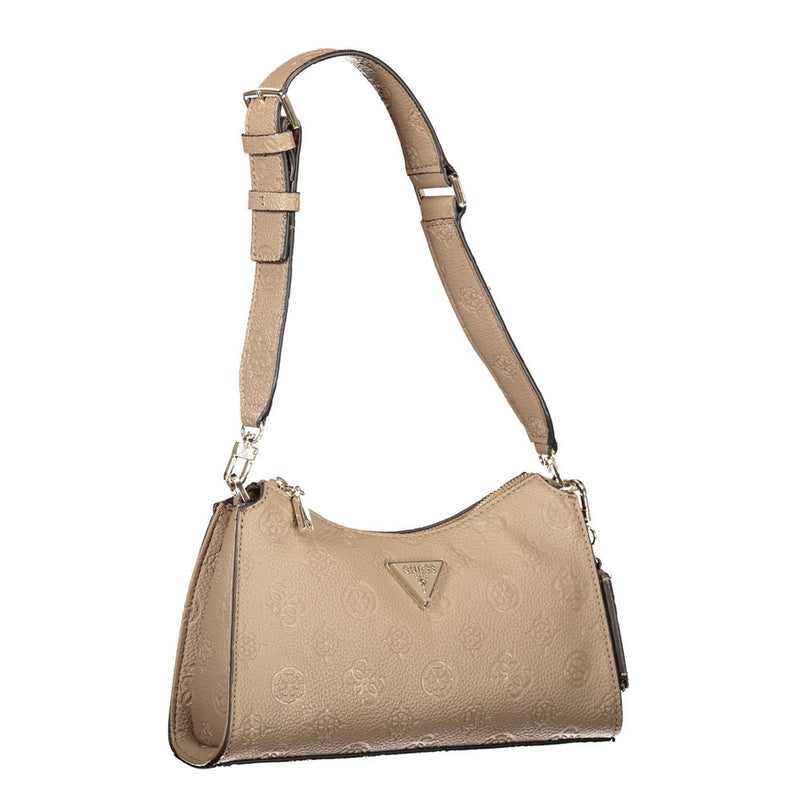 Beige Polyethylene Handbag Guess Jeans