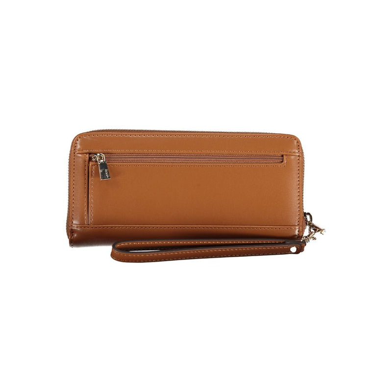 Brown Polyethylene Wallet Guess Jeans