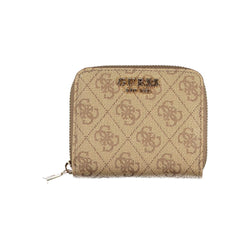 Beige Polyethylene Wallet Guess Jeans