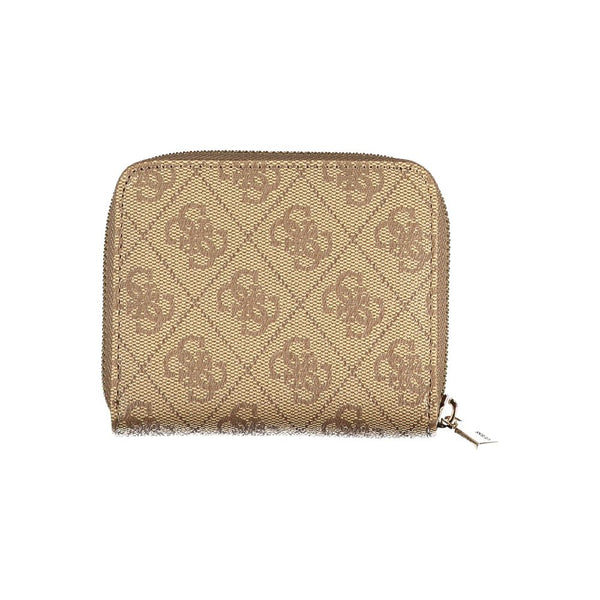 Beige Polyethylene Wallet Guess Jeans