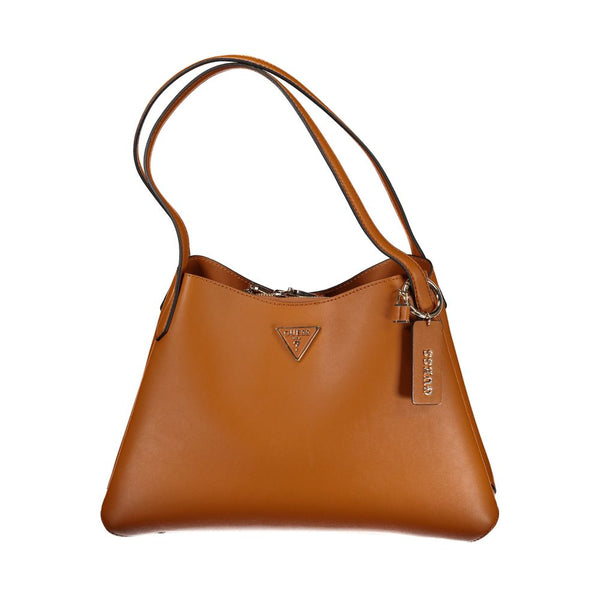 Brown Polyethylene Handbag Guess Jeans