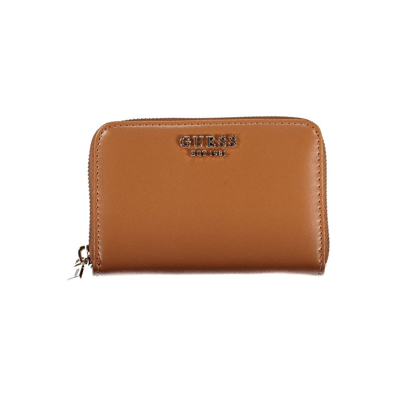 Brown Polyethylene Wallet Guess Jeans