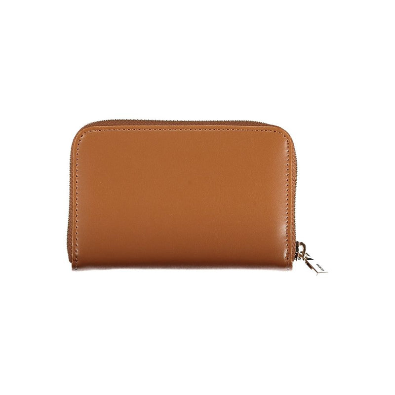 Brown Polyethylene Wallet Guess Jeans