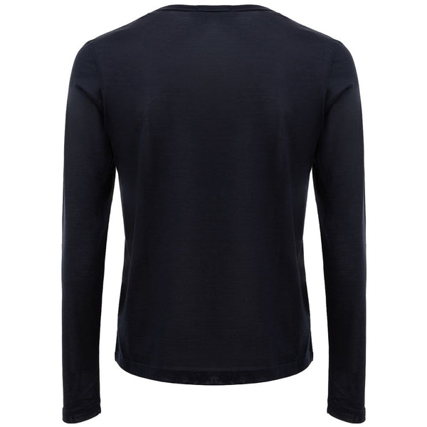 Blue Silk T-Shirt Corneliani