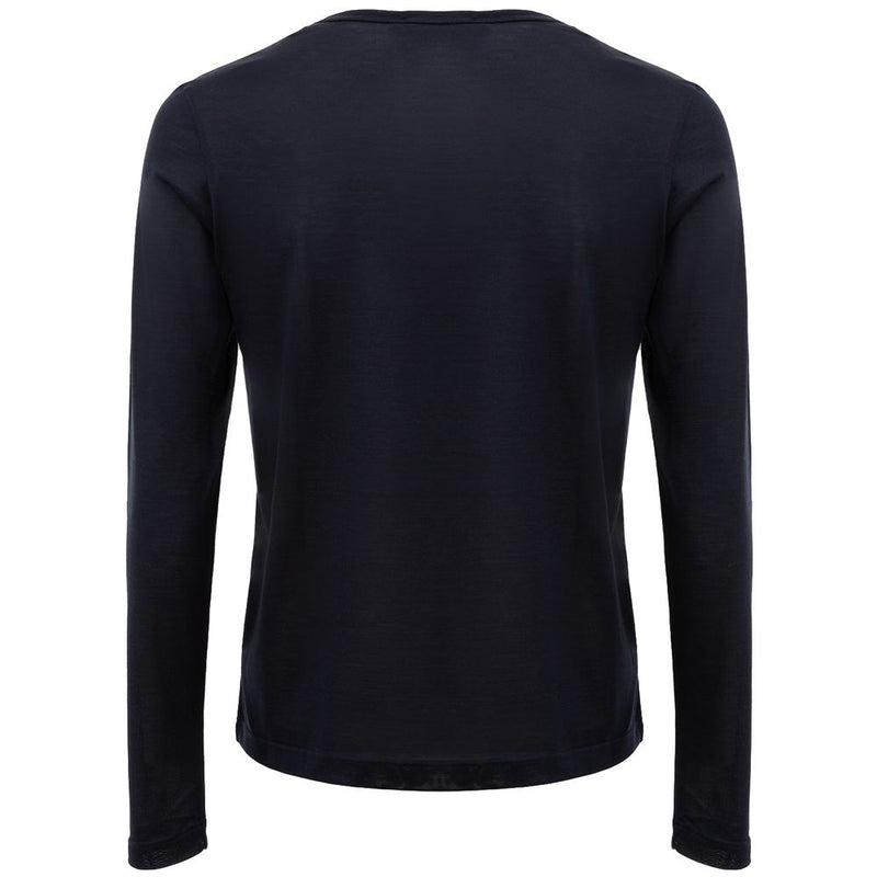 Blue Silk T-Shirt Corneliani