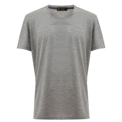 Gray Silk T-Shirt Corneliani