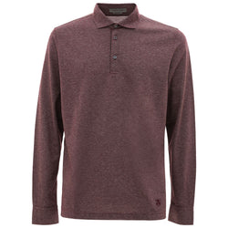 Purple Cotton Polo Shirt Corneliani