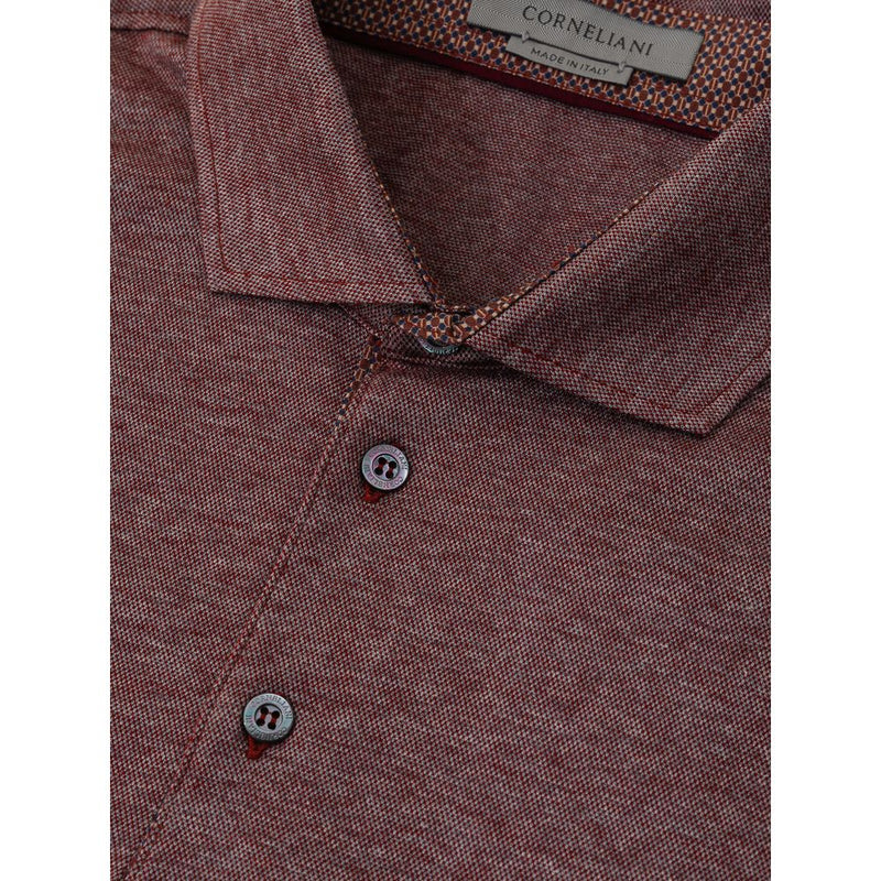 Purple Cotton Polo Shirt Corneliani