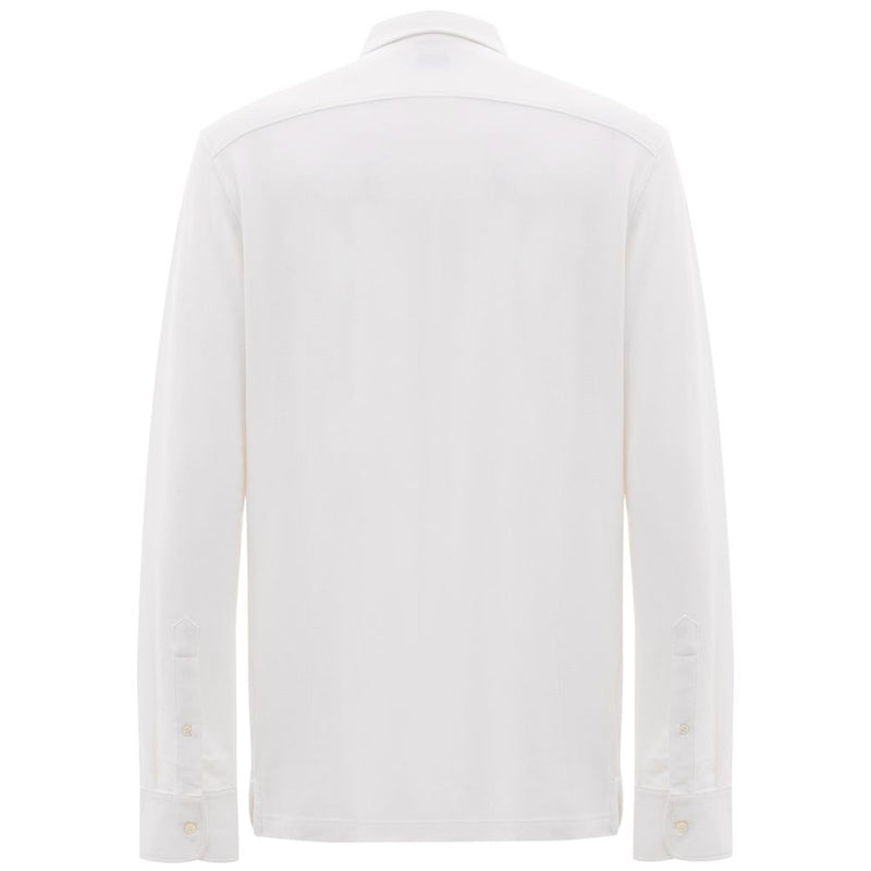 White Cotton Shirt Corneliani