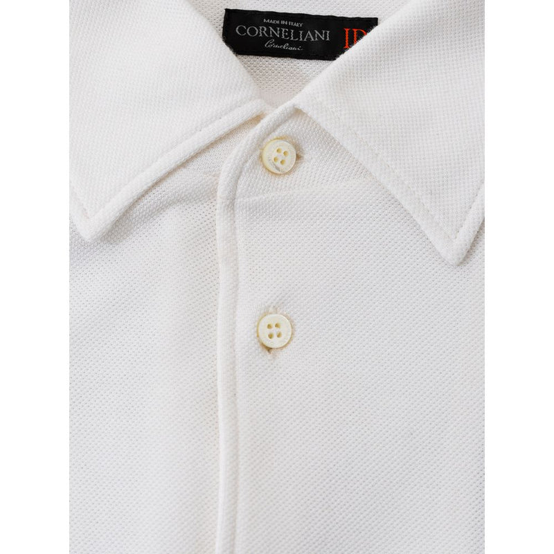 White Cotton Shirt Corneliani