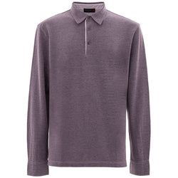 Purple Cotton Polo Shirt Corneliani