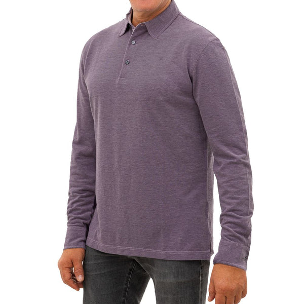 Purple Cotton Polo Shirt Corneliani