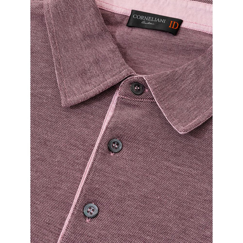 Purple Cotton Polo Shirt Corneliani