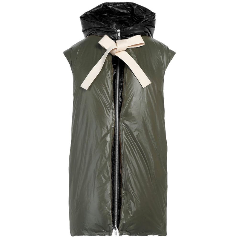 Green Nylon Jackets & Coat Jil Sander