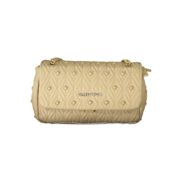 Beige Polyester Handbag Valentino Bags