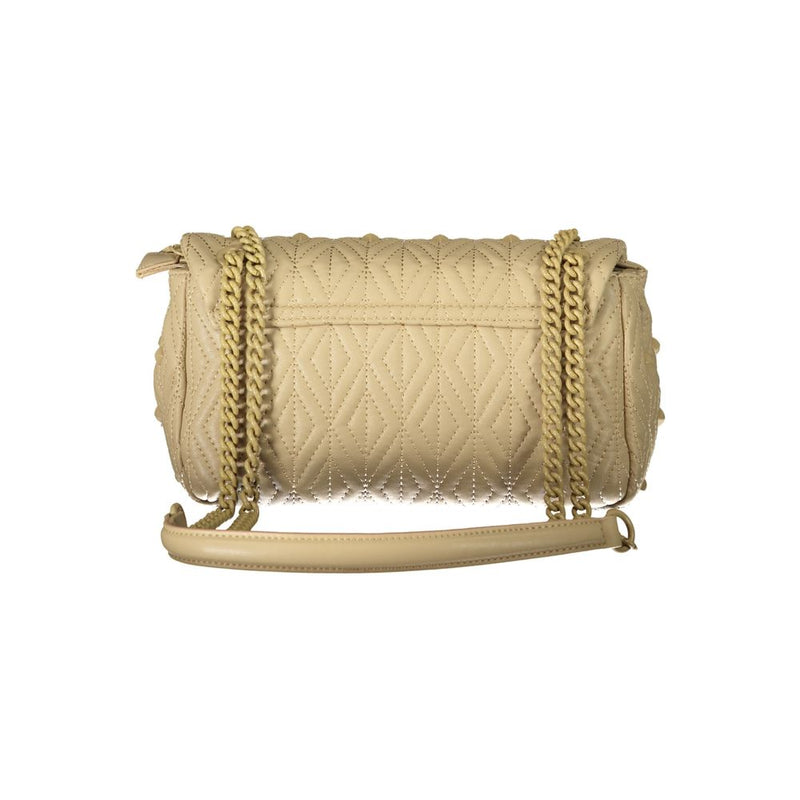 Beige Polyester Handbag Valentino Bags