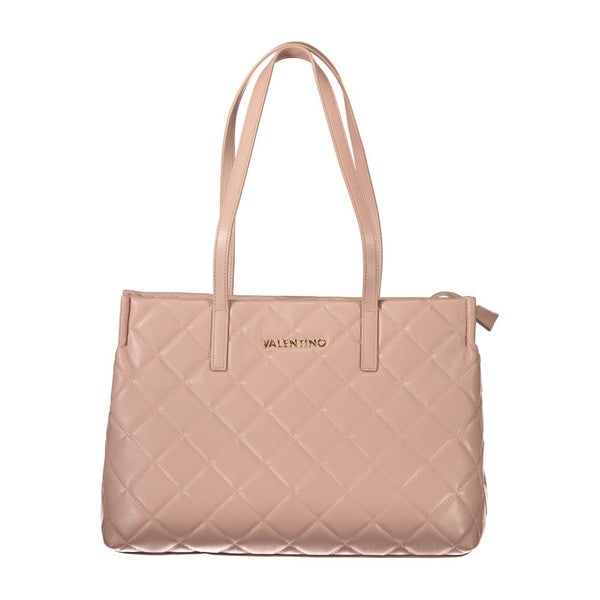 Pink Polyethylene Handbag Valentino Bags