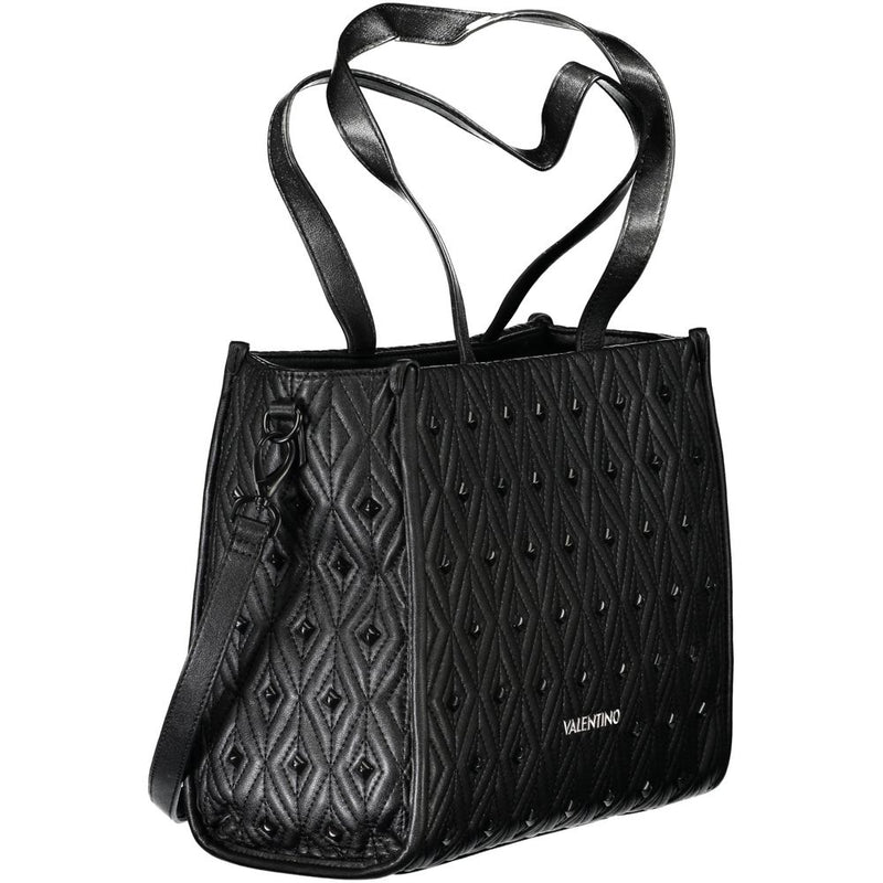 Black Polyester Handbag Valentino Bags