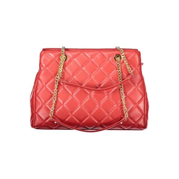 Red Polyethylene Handbag Valentino Bags