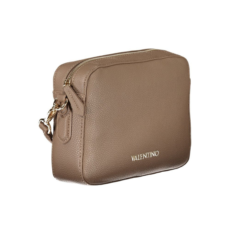 Brown Polyethylene Handbag Valentino Bags