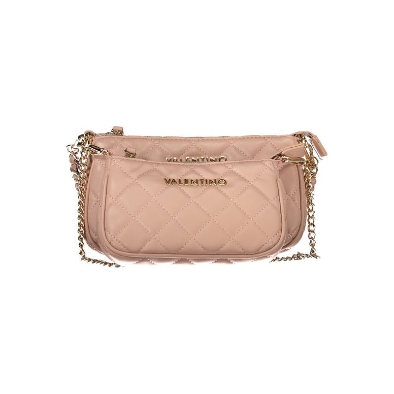 Pink Polyethylene Handbag Valentino Bags